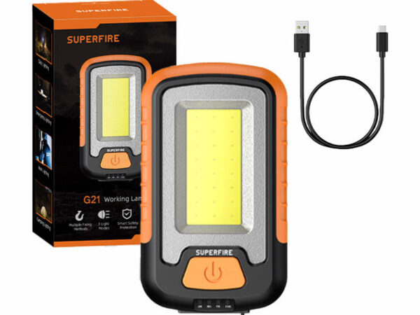 Superfire G21 töötoa taskulamp, 650lm, USB
