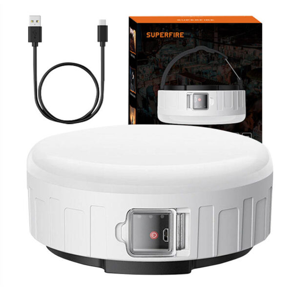 21938_2 Superfire T25 telkimisvalgus, 400 lm, USB, 3 režiimi
