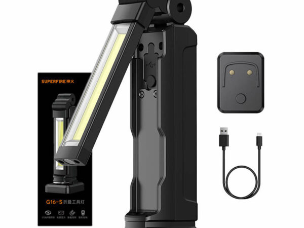 Superfire G16-S multifunktsionaalne taskulamp, 800lm, USB-C