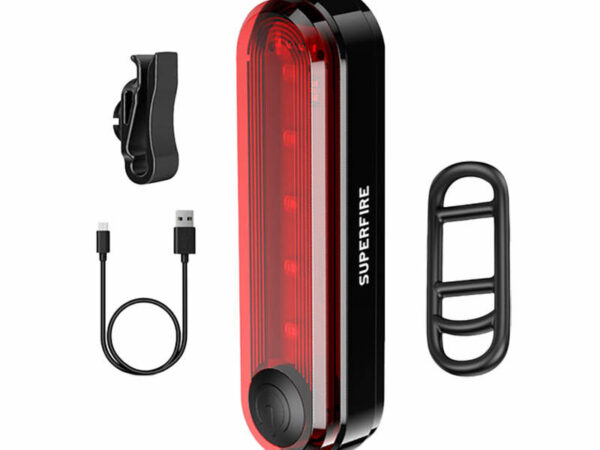 21942_3 Superfire BTL01 tagumine jalgrattatuli, USB, 230mAh