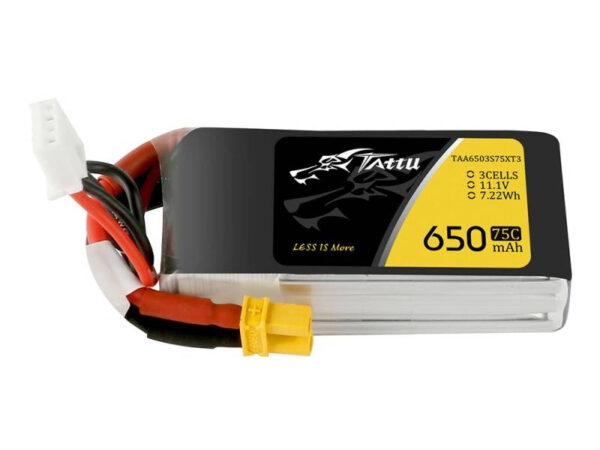 Aku Tattu 650mAh 11,1V 75C 3S1P