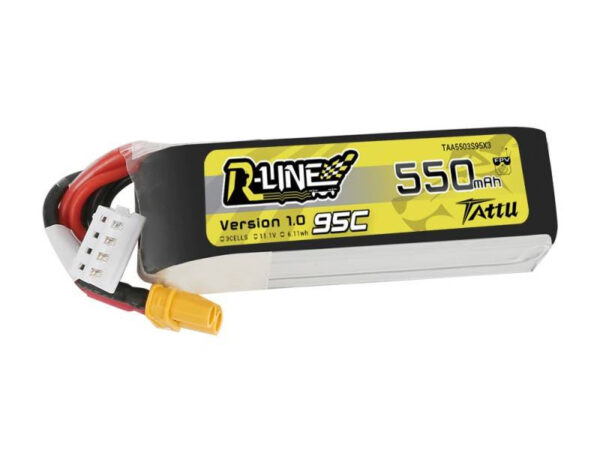 Aku Tattu R-Line 550mAh 11.1V 95C 3S1P XT30