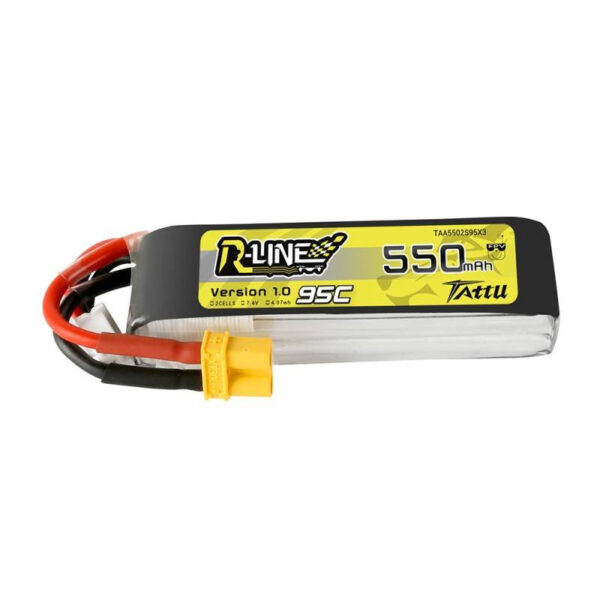 Aku Tattu R-Line 550mAh 7.4V 95C 2S1P XT30