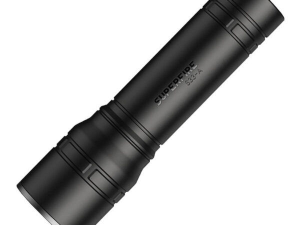 Superfire S33-A taskuvalgus, USB, must, 4 režiimi
