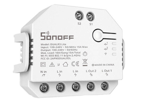 Nutikas Wi-Fi lüliti WiFi Sonoff Dual R3 Lite