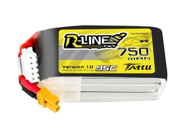 22803_1 Aku Tattu R-Line 750mAh 14.8V 95C 4S1P JST-XHR