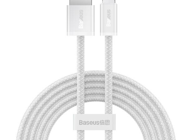 22982_1 Baseus Dynamic kaabel USB to Lightning, 2.4A, 2m (Valge)