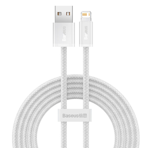 Baseus Dynamic kaabel USB to Lightning, 2.4A, 2m (Valge)