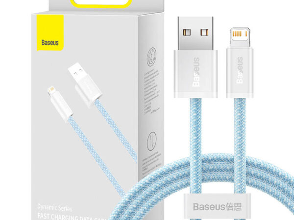 22992_6 Baseus Dynamic kaabel USB to Lightning, 2.4A, 1m (sinine)
