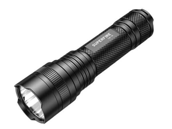 Superfire L6-H taskulamp, 900 lm, 15W, USB-C, 5 režiimi