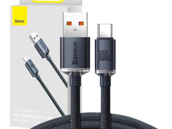 23213_7 Baseus Crystal Shine kaabel USB to USB-C, 100W, 2m (must)