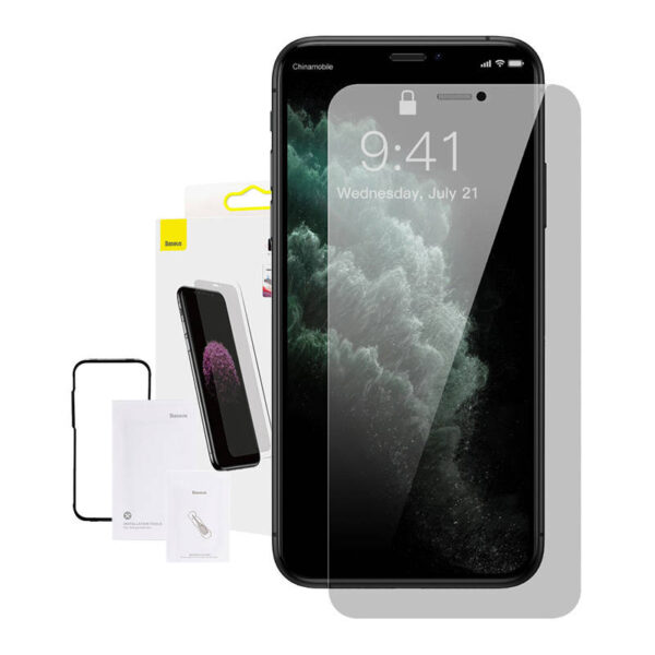Baseus 0.3mm Täisekraan ja Täisklaas Karastatud Klaas (1tk pakis) iPhone XR/11 6.1 tolli jaoks