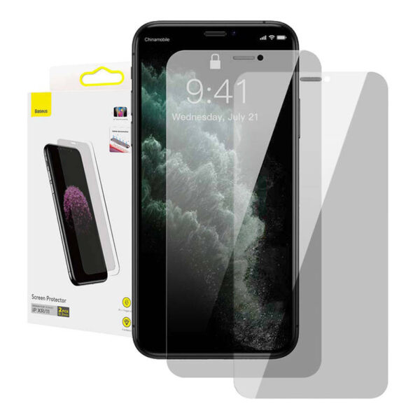 Baseus 0.3mm ekraanikaitse (2 tk pakis) iPhone XR/11 6.1 tolli jaoks