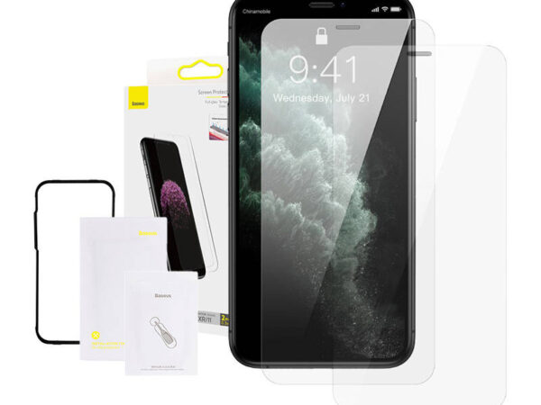 Baseus 0.3mm Täisklaasist Karastatud Klaasifilm (2tk pakis) iPhone XR/11 6.1 tolli jaoks