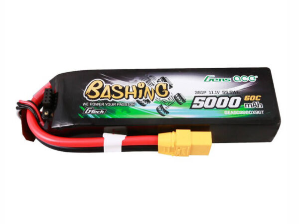 GensAce 5kmAh 11.1V 60C 3S1P aku XT90 ühendusega