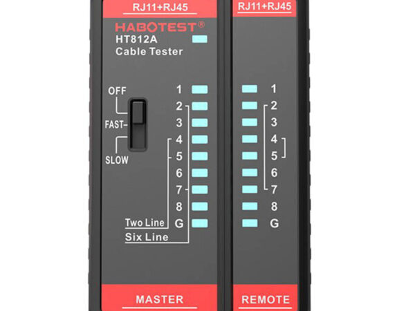 25103_1 Võrgukaabli tester Habotest HT812A RJ45/RJ14/RJ12/RJ9