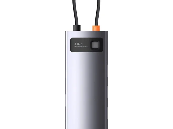 Hub 4in1 Baseus Metal Gleam Series, USB-C kuni 4x USB 3.0