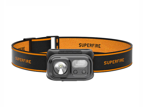 Superfire HL23 pealamp, 220 lm, USB-C, powerbank