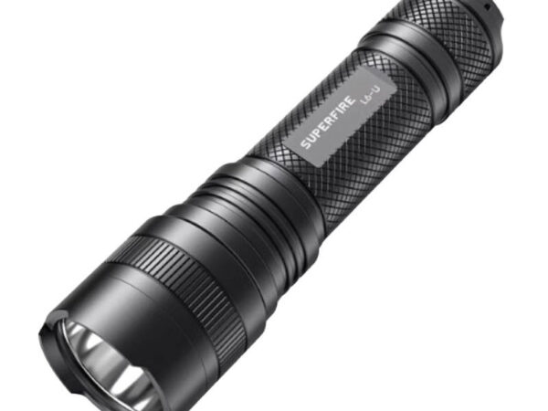 Superfire L6-U taskulamp - 1480 lm, 330 m, 5 režiimi, 20W, USB-C
