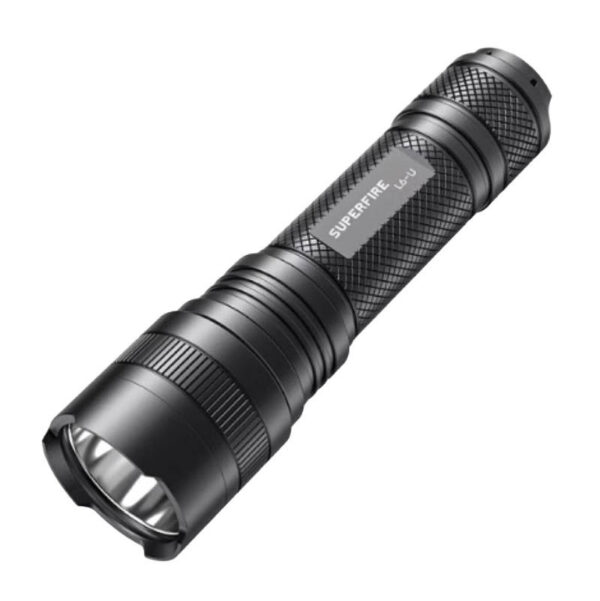 Superfire L6-U taskulamp - 1480 lm, 330 m, 5 režiimi, 20W, USB-C