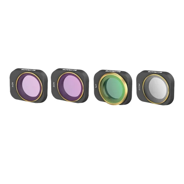 Sunnylife 4 filtriga komplekt UV+CPL+ND4+ND8 DJI Mini 3 Pro jaoks (MM3-FI418)