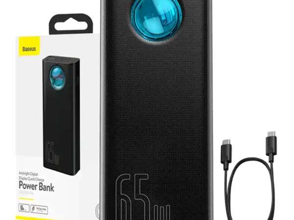 Powerbank Baseus Amblight 30000mAh, 4xUSB, USB-C, 65W (must)
