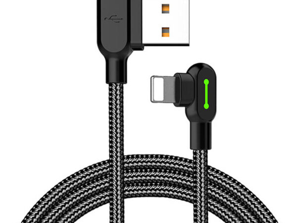 26481_2 Nurgaline USB Lightning kaabel Mcdodo CA-4671 LED, 1,2 m (must)