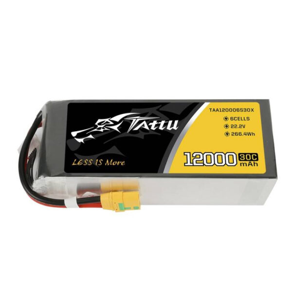Aku Tattu 12000mAh 22.2V 30C 6S1P XT90