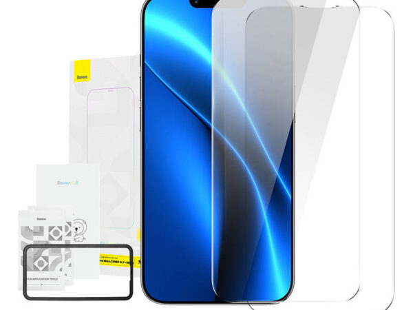 Baseus Crystal karastatud klaas 0.3mm iPhone 14 Plus/13 Pro Max jaoks (2tk)