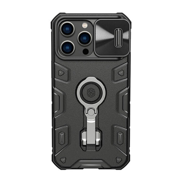 Nillkin CamShield Armor Pro ümbris iPhone 14 Pro Max jaoks (must)
