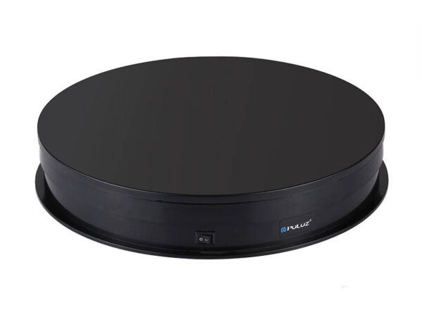 27777_1 Elektriline pöörlev näitustahvel Puluz 30cm USB (must)