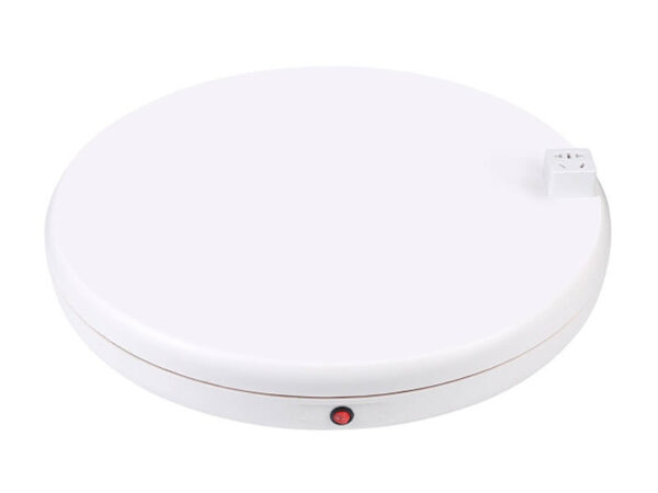 27864_2 Pöörlev väljapanekualus Puluz toitepesaga 45 cm (valge)