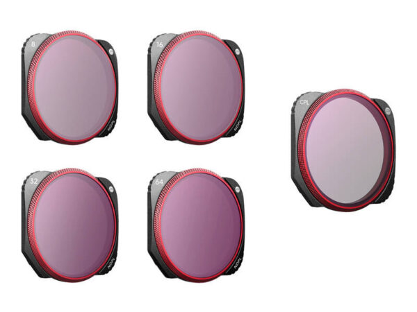 5 tk PGYTECH CPL+ ND-PL filtrite komplekt (ND-PL 8/16/32/64) DJI Mavic 3 Classic jaoks