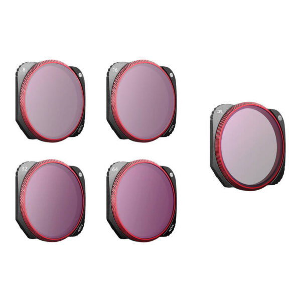 5 tk PGYTECH CPL+ ND-PL filtrite komplekt (ND-PL 8/16/32/64) DJI Mavic 3 Classic jaoks