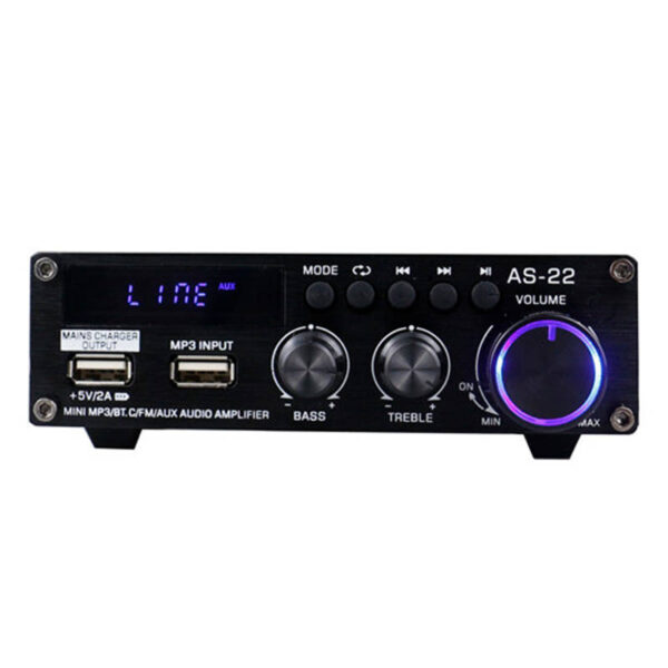 Blitzwolf AS-22 helivõimendi, 45W, Bluetooth 5.0, USB + kaugjuhtimispult (must)