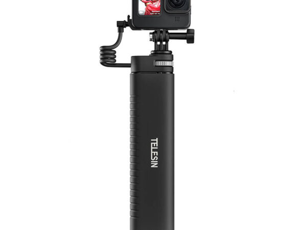 28026_1 TELESIN Power grip selfie stick (koos power bankiga) TE-CSS-001