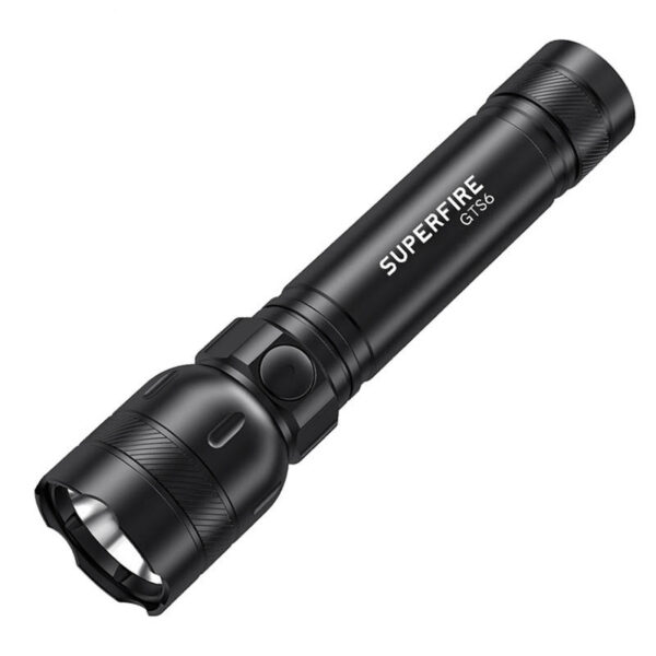 Superfire GTS6 taskuvalgus, 360 lm, USB-C, 7W, 5 režiimi, 150m