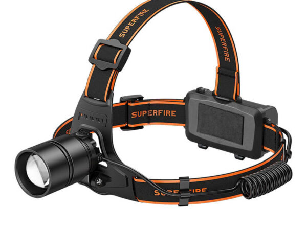 Superfire HL71 pealamp, 500 lm, USB, 5 režiimi
