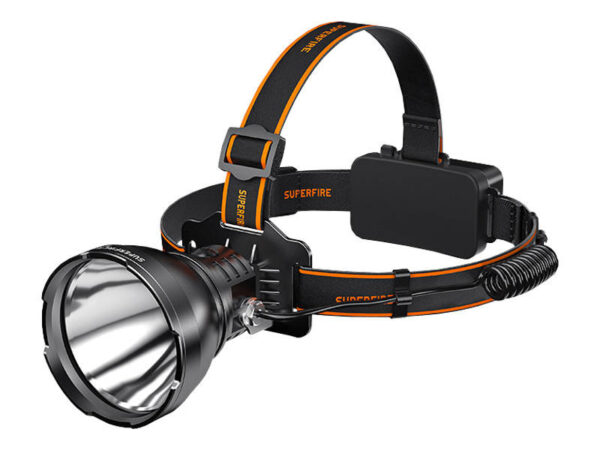 Superfire HL60 pealamp - 2300 lm, 4 režiimi, 330 m, 36W LED