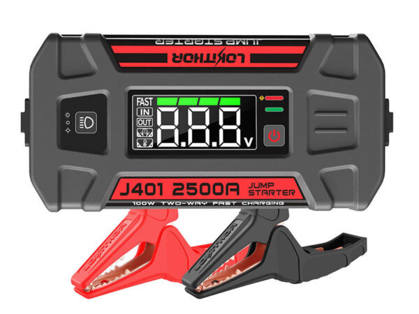 28059_1 Lokithor J401 käivitusabi / booster 2500A + Powerbank 20000mAh + Taskulamp 4-in-1 seade
