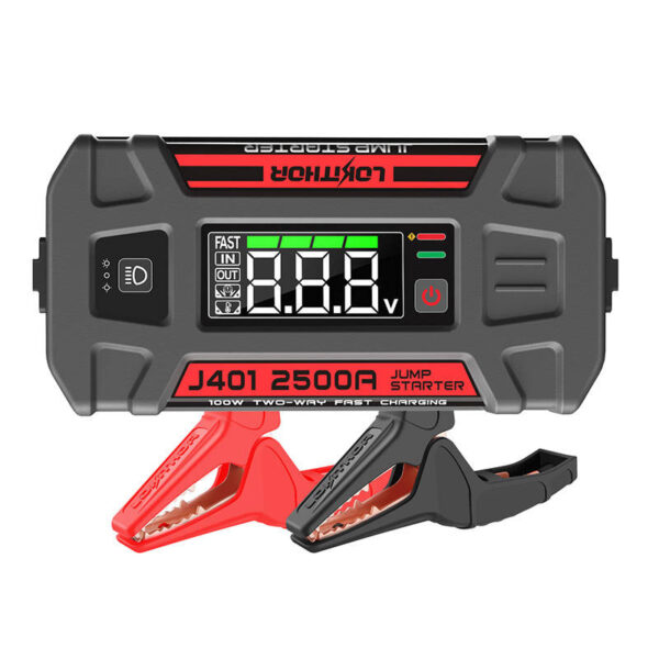 28059_1 Lokithor J401 käivitusabi / booster 2500A + Powerbank 20000mAh + Taskulamp 4-in-1 seade
