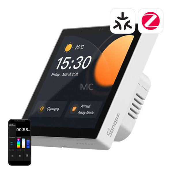 Nutikas juhtpaneel Matter WiFi/Bluetooth/ZigBee Sonoff NSPanel Pro (valge)