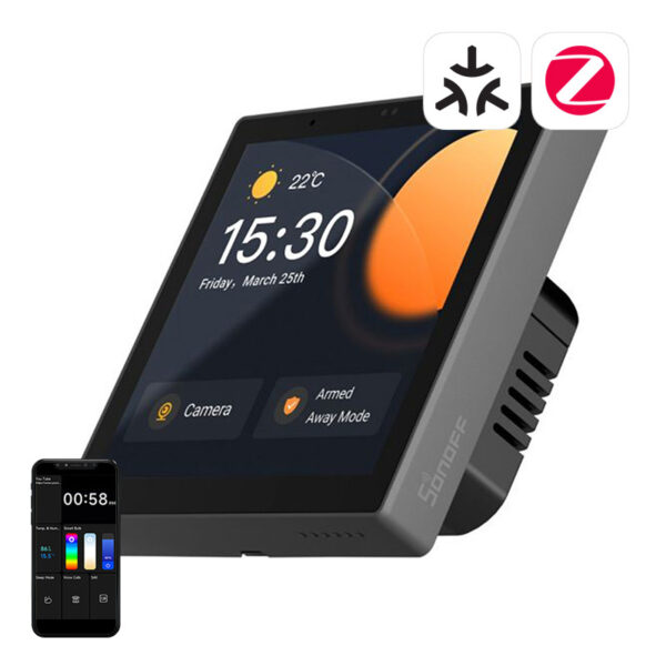 Nutikas juhtpaneel WiFi/Bluetooth/ZigBee Matter Sonoff NSPanel Pro (must)