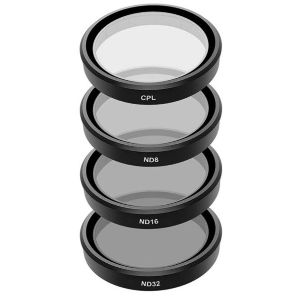 4 tk TELESIN CPL/ND8/ND16/ND32 filtrite komplekt DJI Osmo Action 3 / 4 / 5 jaoks