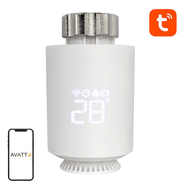 Nutikas termostaadi radiaatori ventiil Avatto TRV06 Zigbee 3.0 TUYA