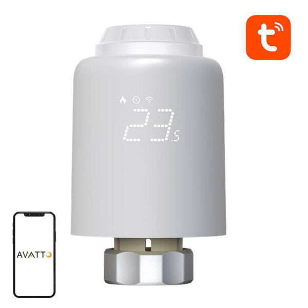Nutikas termostaadi radiaatori ventiil Avatto TRV07 Zigbee 3.0 TUYA