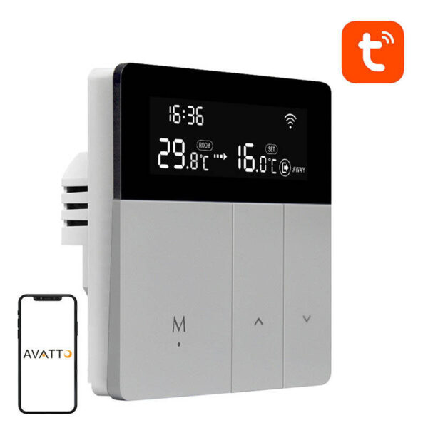 28529_4 Avatto WT50 3A Wi-Fi nutikas DHW katla termostaat TUYA