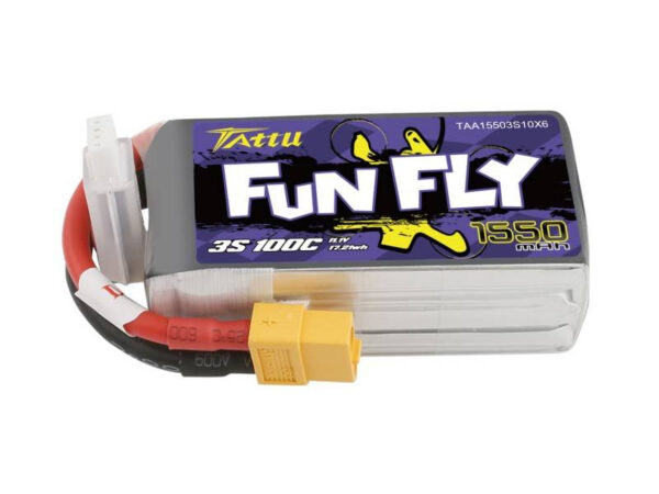 Aku Tattu Funfly 1550mAh 11,1V 100C 3S1P