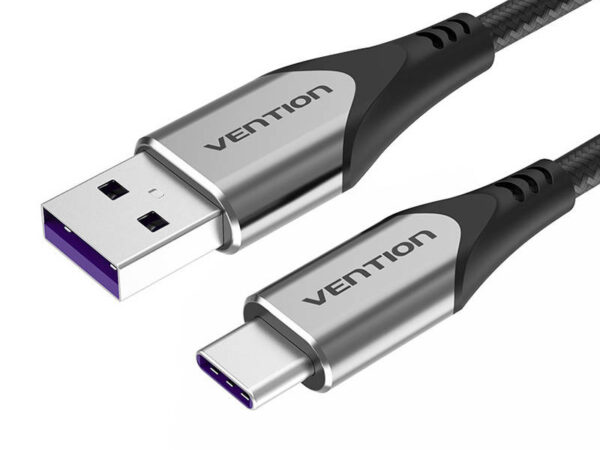Kaabel USB-C kuni USB 2.0 Vention COFHG FC 5A 1.5m (hall)