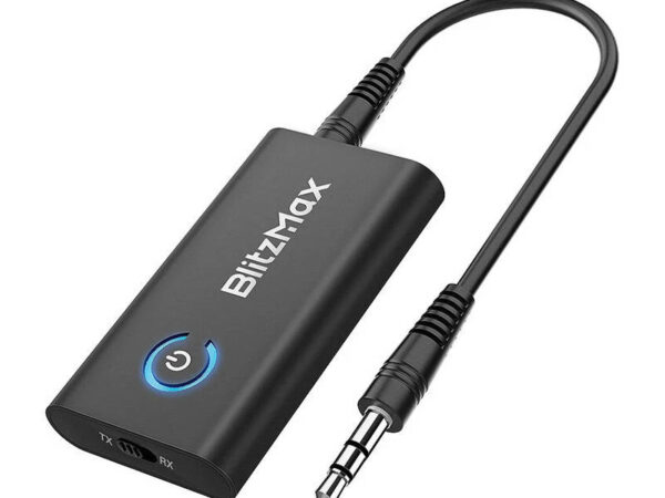 29756_1 Bluetooth 5.2 saatja / vastuvõtja BlitzMax BT05, aptX